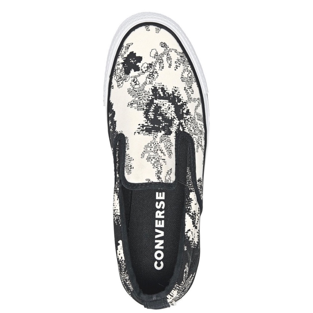 Converse Women's Chuck Taylor All Star Floral Print Slip-On Casual Sneakers - Picture 4 of 6